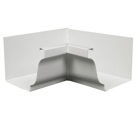 Amerimax 5 in. H X 6 in. W X 10 in. L White Aluminum K Inside Corner (Pack of 10)