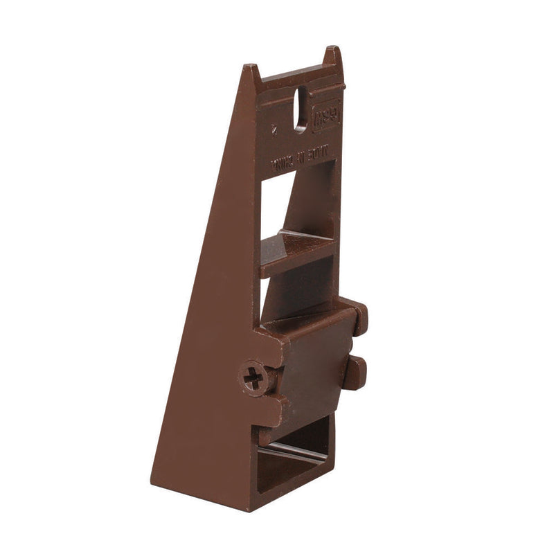 Amerimax 11 in. H X 8 in. W X 7 in. L Brown Vinyl U Fascia Fixer (Pack of 50)
