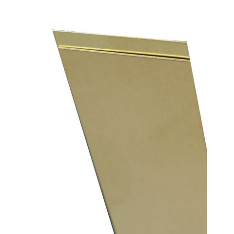 K&S 0.01 in. X 4 in. W X 10 in. L Mill Brass Sheet Metal (Pack of 6)