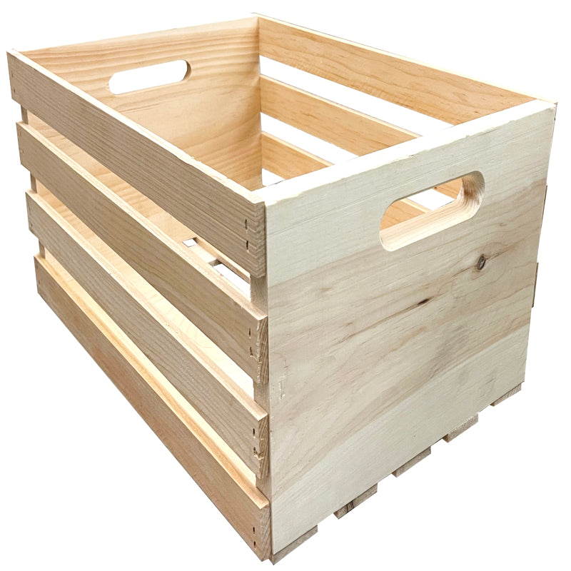 Demis Products 9.56 in. H X 12.5 in. W X 18 in. D Storage Crate Natural (Pack of 3)