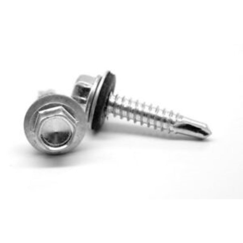 Grip-Rite Pro-Twist No. 12 Sizes X 1-1/4 in. L Hex Head Screws w/Washers