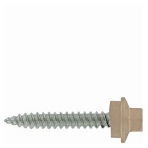 Tornillos Grip-Rite Pro-Twist n.º 9 de cabeza hexagonal, 1 pulg. de largo, con arandelas