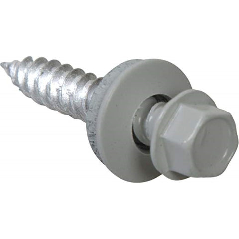 Grip-Rite Pro-Twist No. 9 Sizes X 1 in. L Hex Round Washer Head Sheet Metal Screws