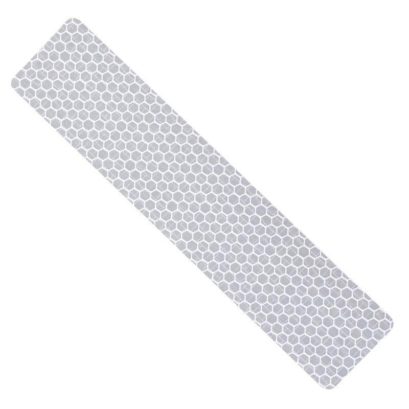 HILLMAN 1.3 in. W X 6 in. L White Reflective Safety Tape 1 pk (Pack of 6)