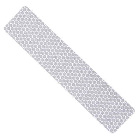 HILLMAN 1.3 in. W X 6 in. L White Reflective Safety Tape 1 pk (Pack of 6)