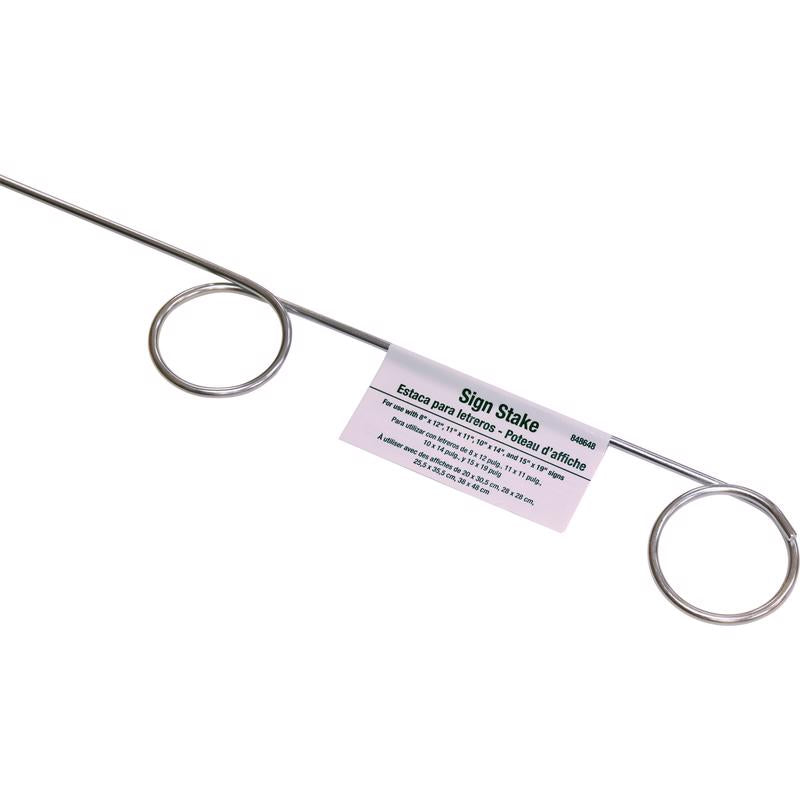 HILLMAN English Pigtail Sign Stake 28 in. H X 1.75 in. W (Pack of 20)