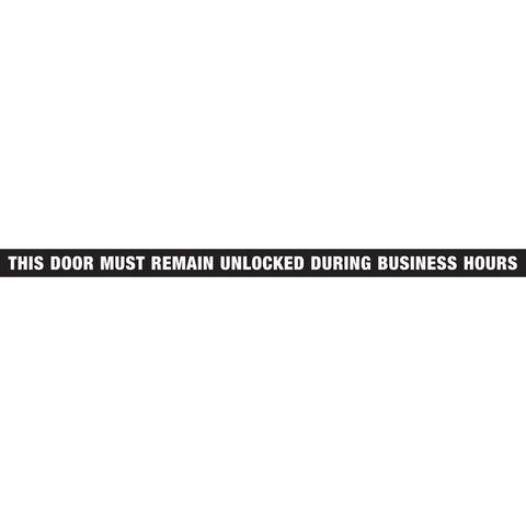 HILLMAN English Black Notice Decal 1.5 in. H X 28 in. W (Pack of 10)