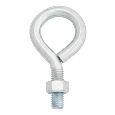 Hampton 1/2 in. X 4 in. L Zinc-Plated Steel Eyebolt Nut Included (Pack of 5)