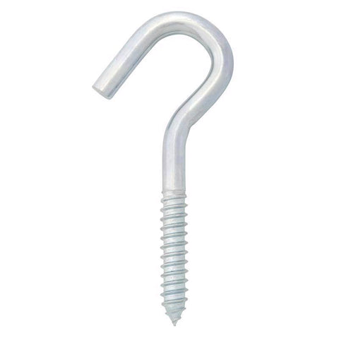 Hampton Small Zinc-Plated Silver Steel 4.8125 in. L Clothesline Hook 300 lb 1 pk (Pack of 10)