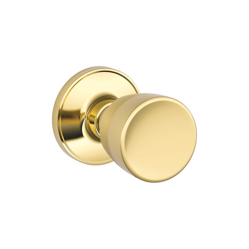 Schlage Byron Bright Brass Passage Knob