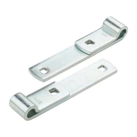National Hardware 1-1/4 in. W X 6-1/4 in. L Zinc Plated Steel Strap Hinge 2 pk