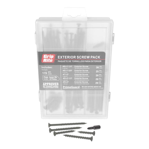 Grip-Rite No. 8 wire X 3 in. L Phillips Bugle Head Coarse Exterior Screws