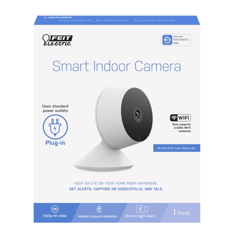 Cámara de seguridad inteligente para interiores con conexión enchufable Feit Smart Home