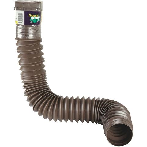 Spectra Metal 55 in. H X 3 in. W X 4 in. L Brown Plastic Downspout Extension (Pack of 15)
