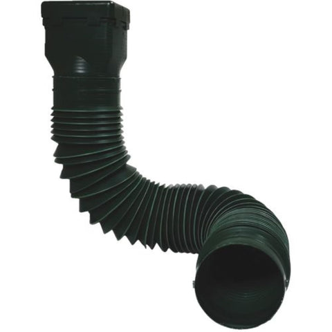 Spectra Metal 55 in. H X 3 in. W X 4 in. L Green Plastic Downspout Extension (Pack of 15)
