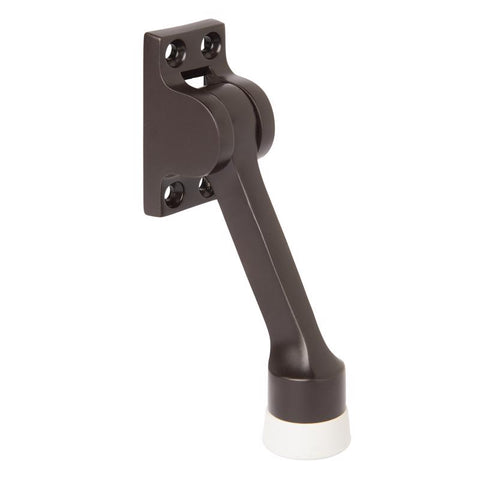 Brinks Commercial Brass Bronze Kick-Down Door Holder Mounts to door 1 in.