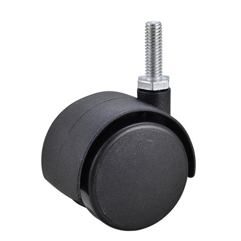 Projex 2 in. D Swivel Plastic Twin Caster 75 lb 1 pk