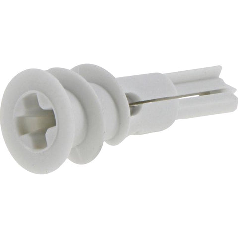 HILLMAN 1/2 in. D X 1.5 in. L Nylon Ribbed Head Drywall Anchors 100 pc