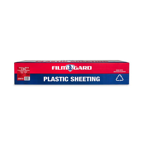 Film-Gard 10 ft. W X 50 ft. L X 6 mil Professional Grade Polyethylene Sheeting 1 pk