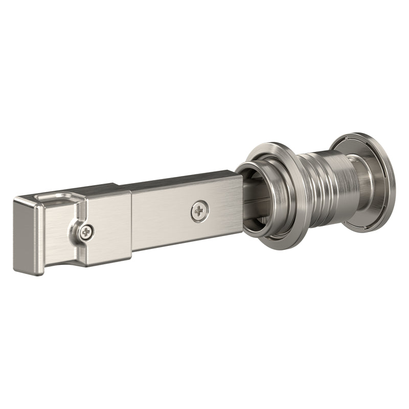 National Hardware Satin Nickel Zinc Indoor Sliding Door Lock