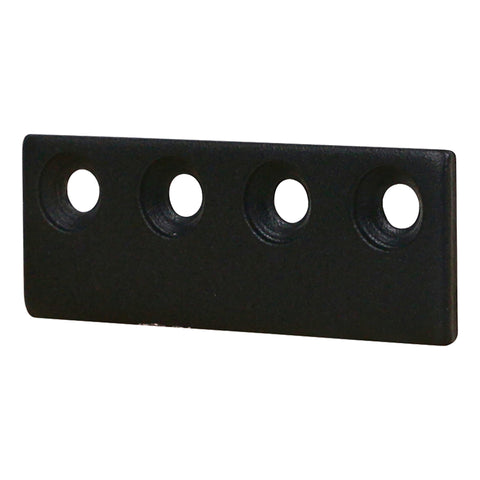 National Hardware 5/8 in. D X 3-1/8 in. L Matte Black Steel Sliding Door Hardware Connecting Adapter