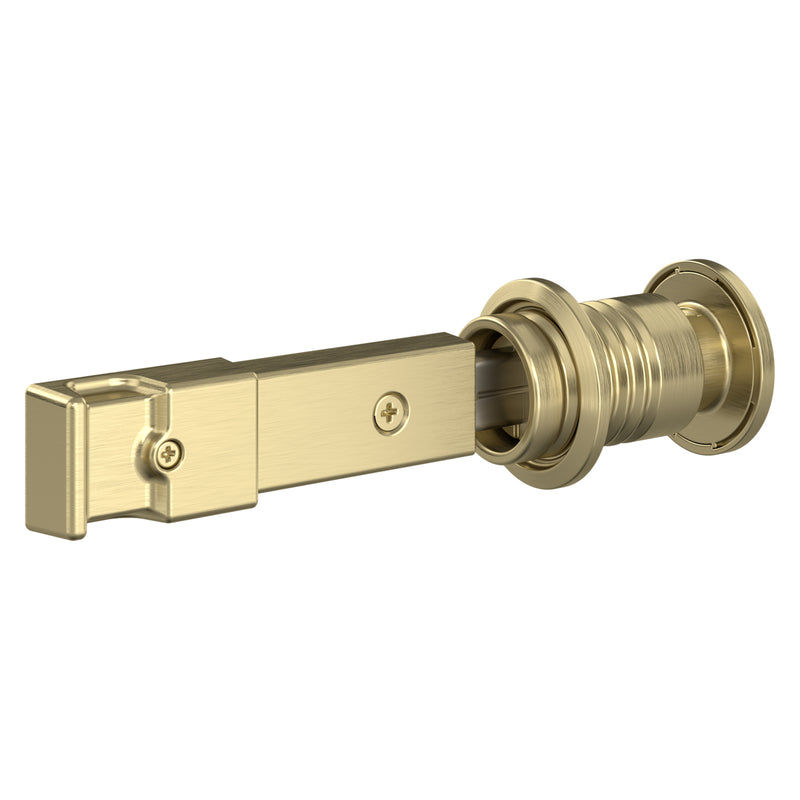 National Hardware Brushed Zinc Indoor Sliding Door Lock