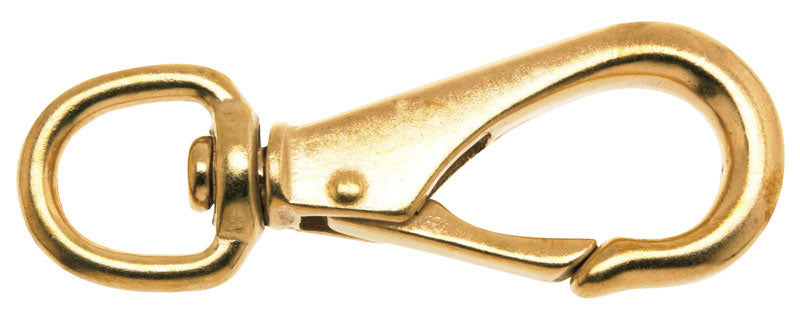 Campbell 11/16 in. D X 3-11/16 in. L Polished Bronze Quick Snap 60 lb (Pack of 10)