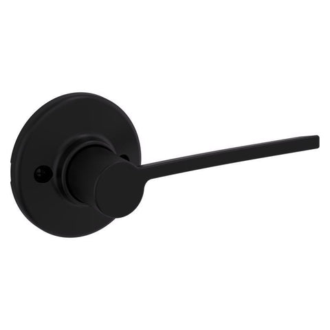 Kwikset Ladera Matte Black Half-Dummy Lever