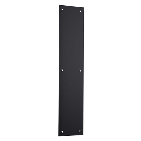 Brinks Commercial 15 in. L Matte Black Aluminum Push Plate