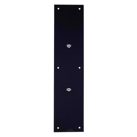 Brinks Commercial 15 in. L Matte Black Aluminum Pull Plate