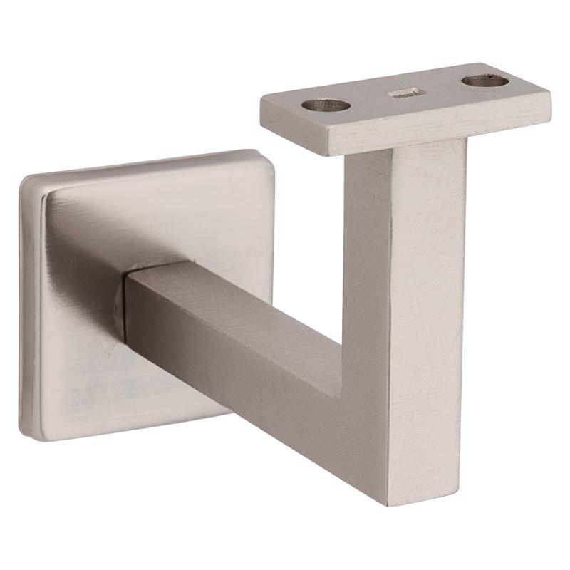 Soporte para pasamanos de acero Reed National Hardware, acero plateado, 3-5/16 pulg. de largo, 150 lb