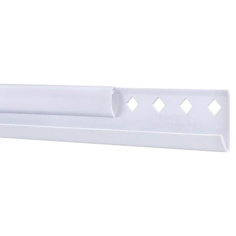 Organized Living Freedom Rail 2.25 in. H X 0.5 in. W X 24 in. L Epoxy Coated Steel Hanging Rail