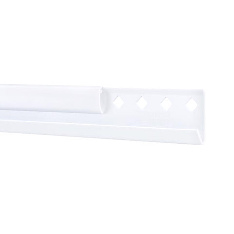 Organized Living Freedom Rail 2.25 in. H X 0.5 in. W X 60 in. L Epoxy Coated Steel Hanging Rail