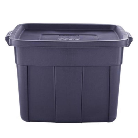 Rubbermaid Roughneck 18 gal Navy Storage Box 16.375 in. H X 15.875 in. W X 23.875 in. D Stackable (Pack of 6)