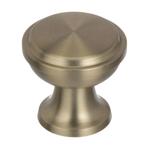 Amerock Westerly Round Cabinet Knob 1-3/16 in. D 1-3/16 in. Golden Champagne 1 pk (Pack of 25)
