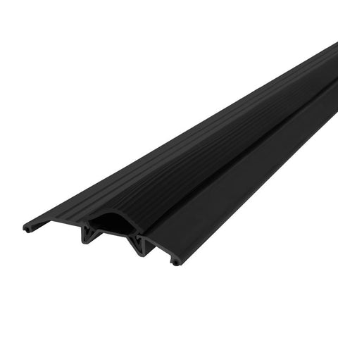 M-D Building Products 0.75 in. H X 3.75 in. W X 36 in. L Aluminum/Vinyl Deluxe Low Threshold Black (Pack of 6)