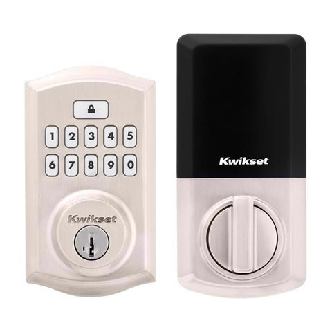 Kwikset SmartCode Satin Nickel Metal Electronic Deadbolt (Pack of 2)
