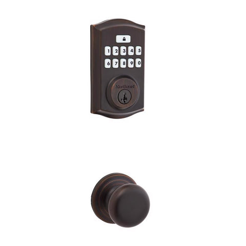 Kwikset SmartCode Venetian Bronze Metal Electronic Touch Pad Deadbolt (Pack of 2)