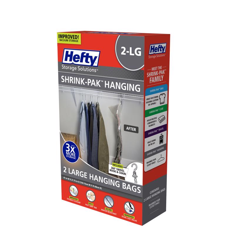 Hefty Shrink-Pak Vaccum Clear Vacuum Cube Storage Bags (Pack of 3)