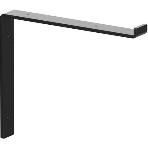 Knape & Vogt Black Steel Shelf Bracket 10 in. L 75 lb (Pack of 8)