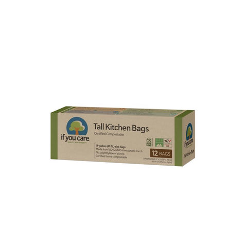 If You Care 13 gal Compost Bags Wing Ties 12 pk (Pack of 12)