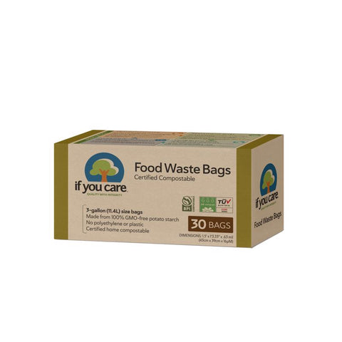 If You Care 3 gal Compost Bags Wing Ties 30 pk (Pack of 12)