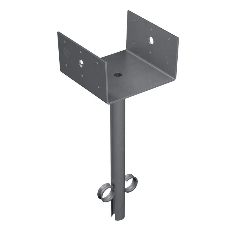 Simpson Strong-Tie 3 in. H X 6 in. W 12 Ga. Galvanized Steel Elevated Post Base