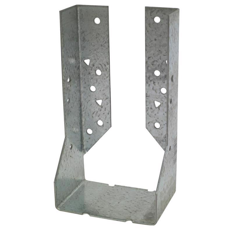 Simpson Strong-Tie 4 in. H X 8 in. W 14 Ga. Galvanized Steel Concealed Flange Hanger