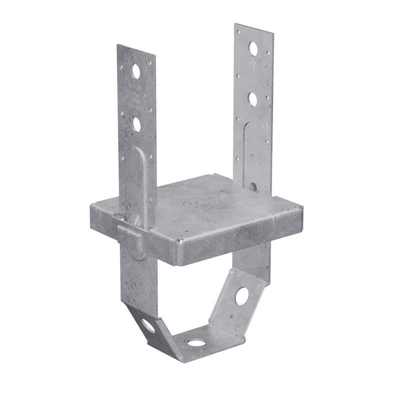Simpson Strong-Tie 6.5 in. H X 5.5 in. W 12 Ga. Galvanized Steel Post Base