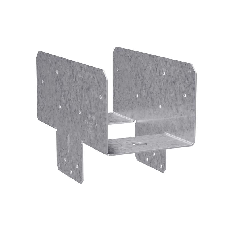 Simpson Strong-Tie 4 in. H X 3.56 in. W 16 Ga. Galvanized Steel Post Cap