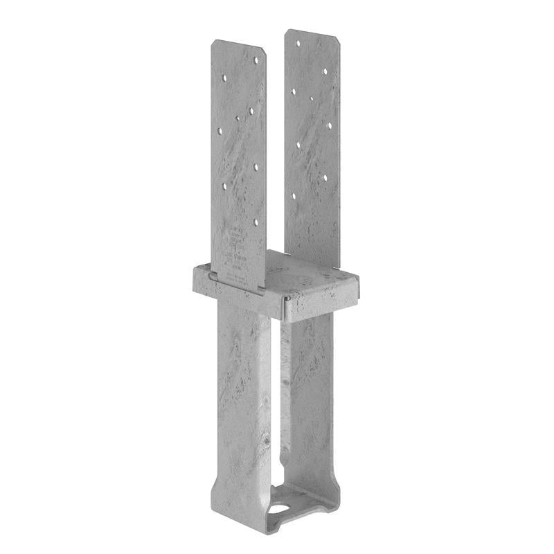 Simpson Strong-Tie Base de columna de 8,69 pulg. de alto x 3,56 pulg. de ancho, calibre 12, galvanizada en caliente