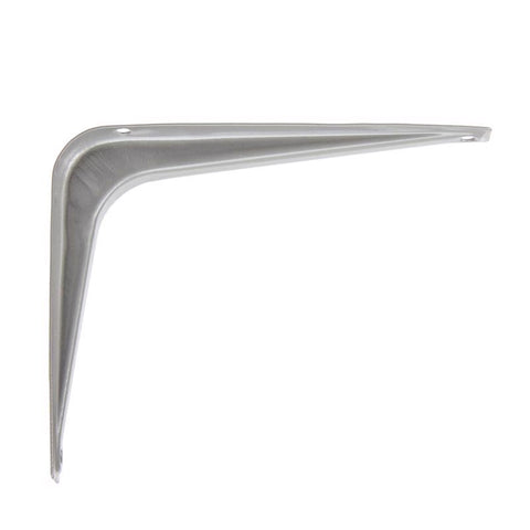 Hampton Gray Steel Shelf Bracket 18 Ga. 6 in. L 100 lb (Pack of 10)