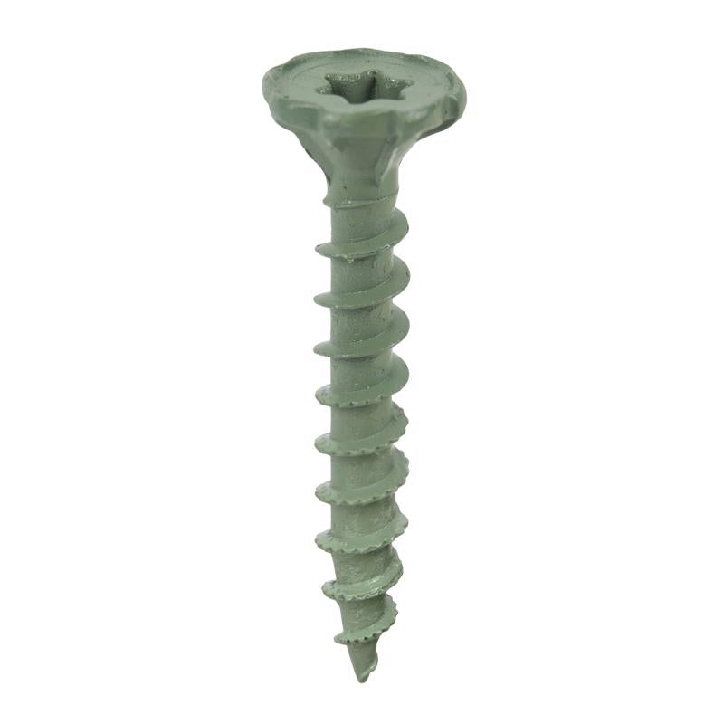 Backer-On No. 9 X 1-1/4 in. L Star Flat Head Serrated Cement Board Screws