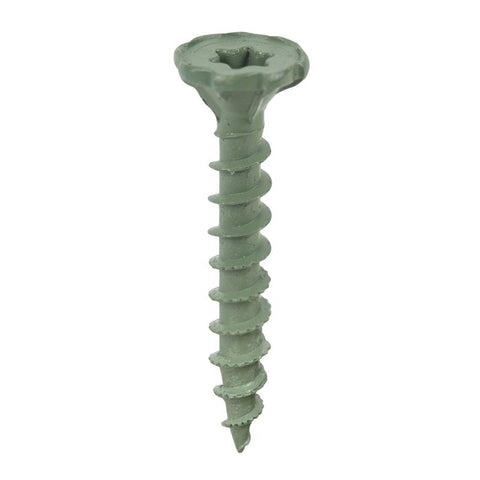 Backer-On No. 9 X 2-1/4 in. L Star Flat Head Serrated Cement Board Screws